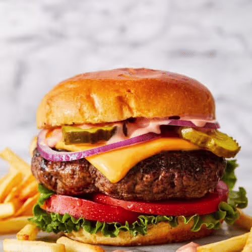 Cheeseburger Menü L 180g