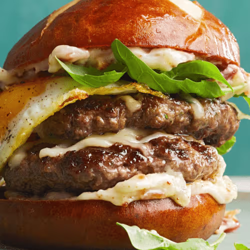 Mexican Burger Menü (scharf) XL 2x180g