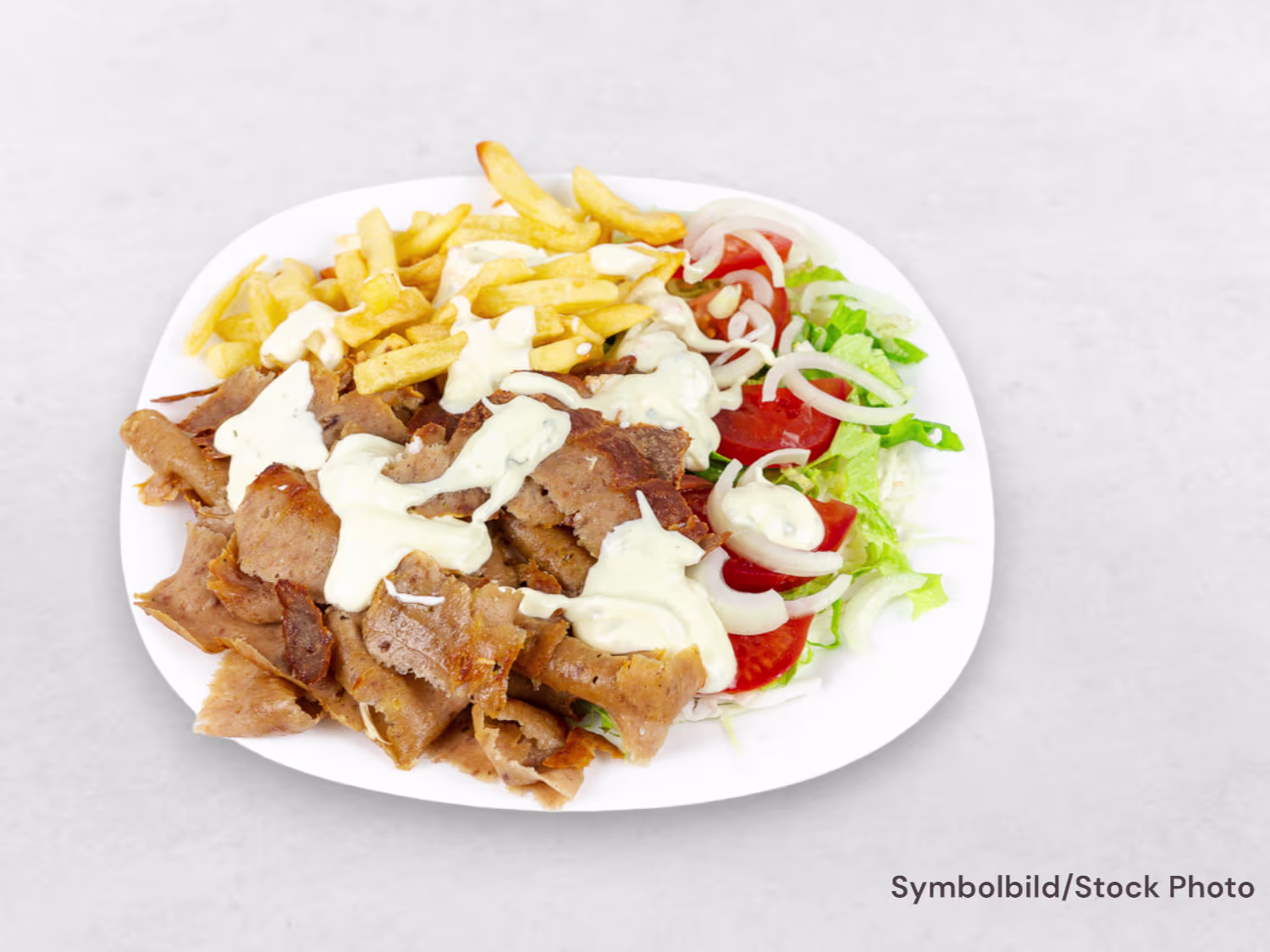 Kebabteller Pommes