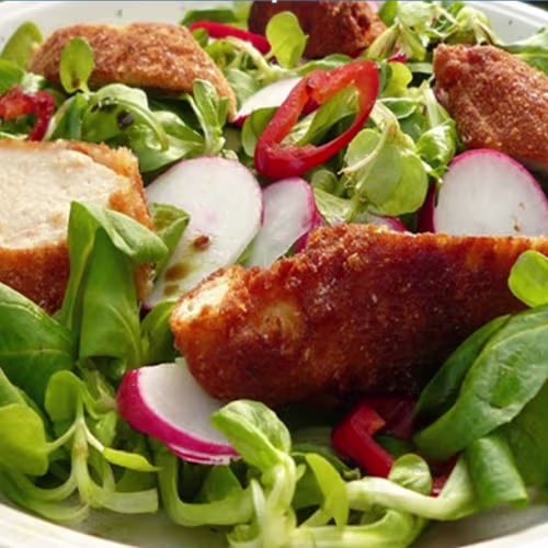 Backhendlsalat