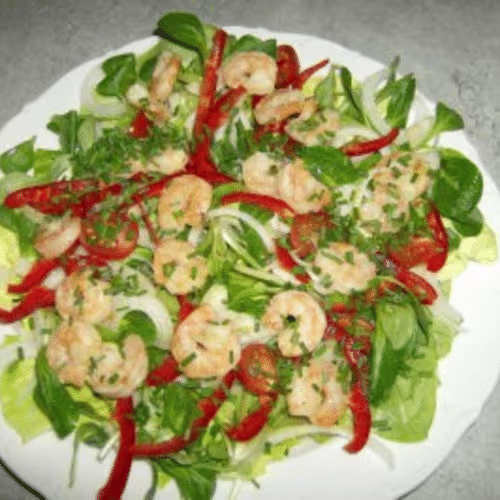 Shrimps Salat