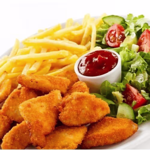 Hühner Nuggets