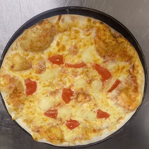 Familien-Pizza Caprese