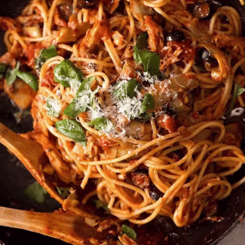 Pasta con Pollo