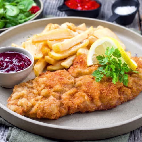 Hühnerschnitzel Wiener Art