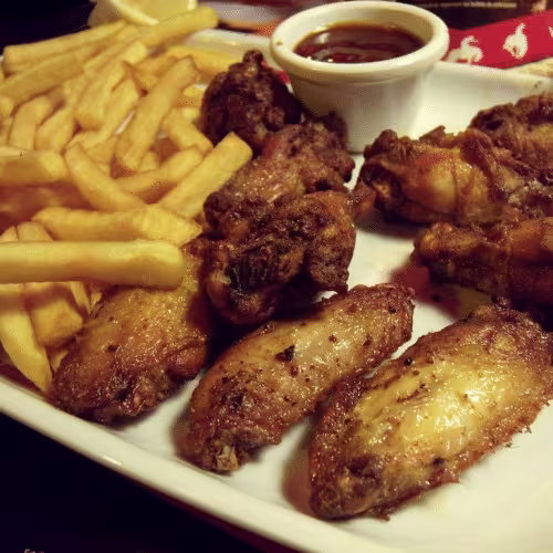 Gegrillte Chicken Wings