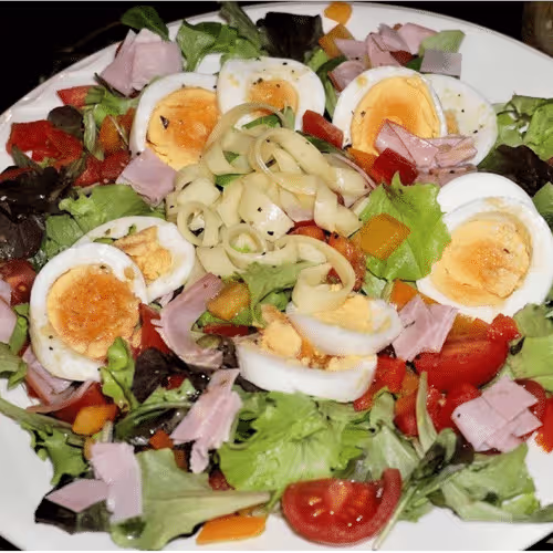 Schinken-Ei Salat