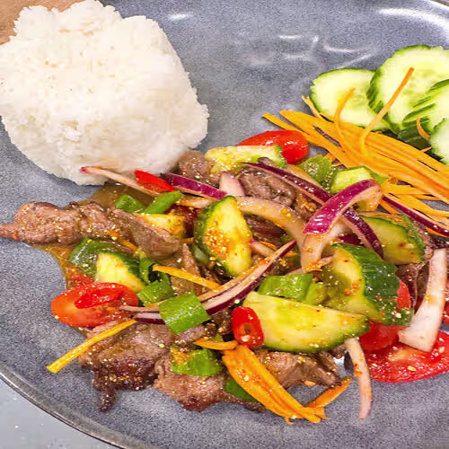 Nam Tok Nua (sehr scharf)