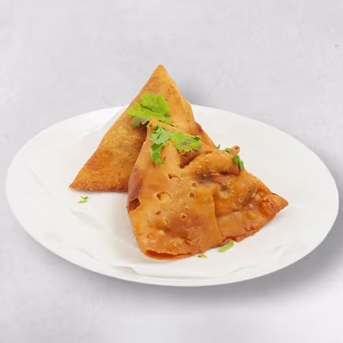 Kartoffel-Erbsen Samosa (2 Stück)
