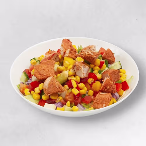 Gemischter Salat mit Tandoori Chicken