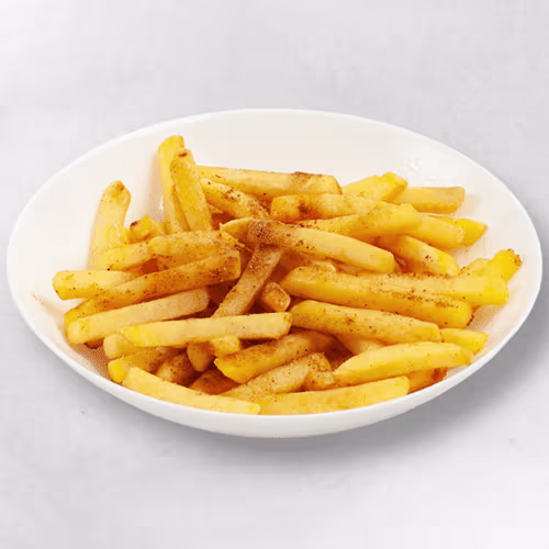 Pommes frites (klein) mit pakistanischen Gewürzen