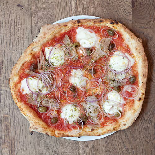 Pizza Tonno e Chipolla