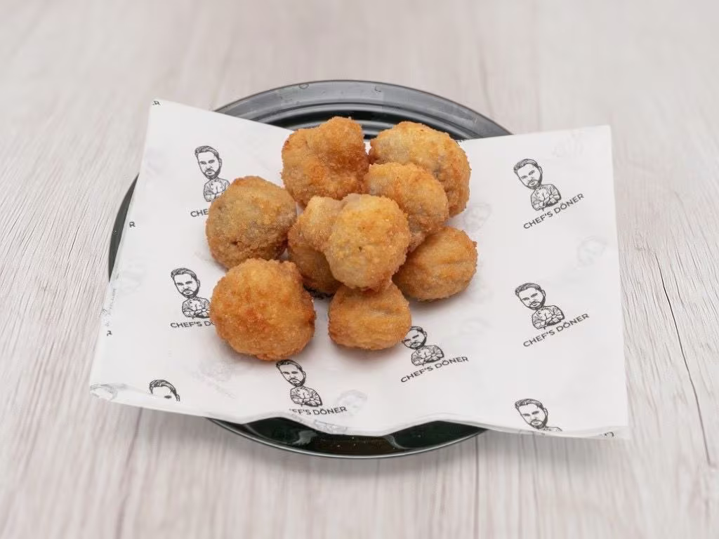 Gebackene Champignons (8 Stück)