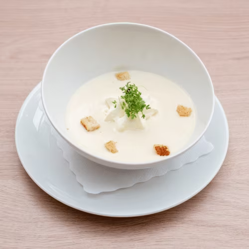 Knoblauchcremesuppe