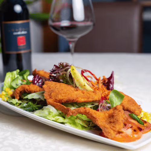 Backhendlsalat