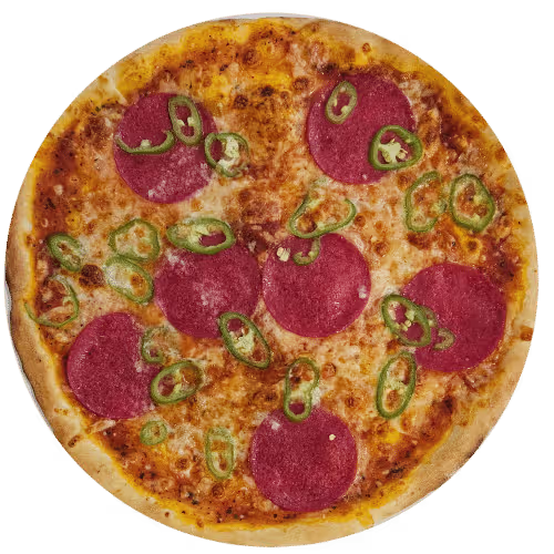 Familien-Pizza Diavolo