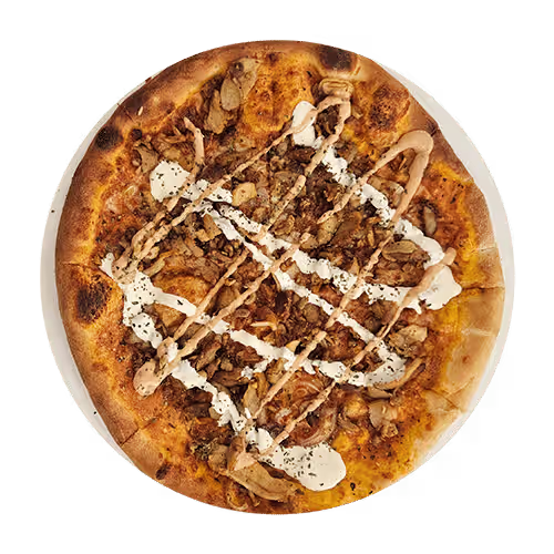 Pizza Kebab Pizza - Menü 1