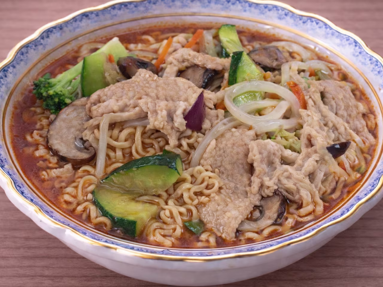 Hühnerfleisch Ramen Suppe(scharf)