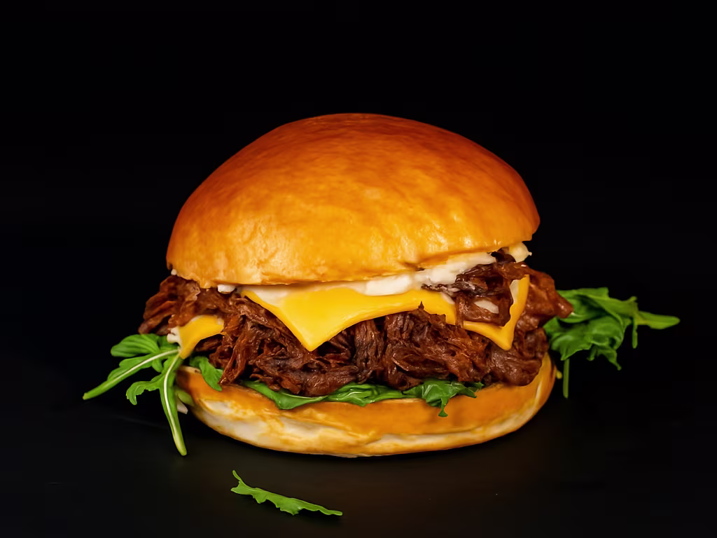 Pulled-Beef Burger
