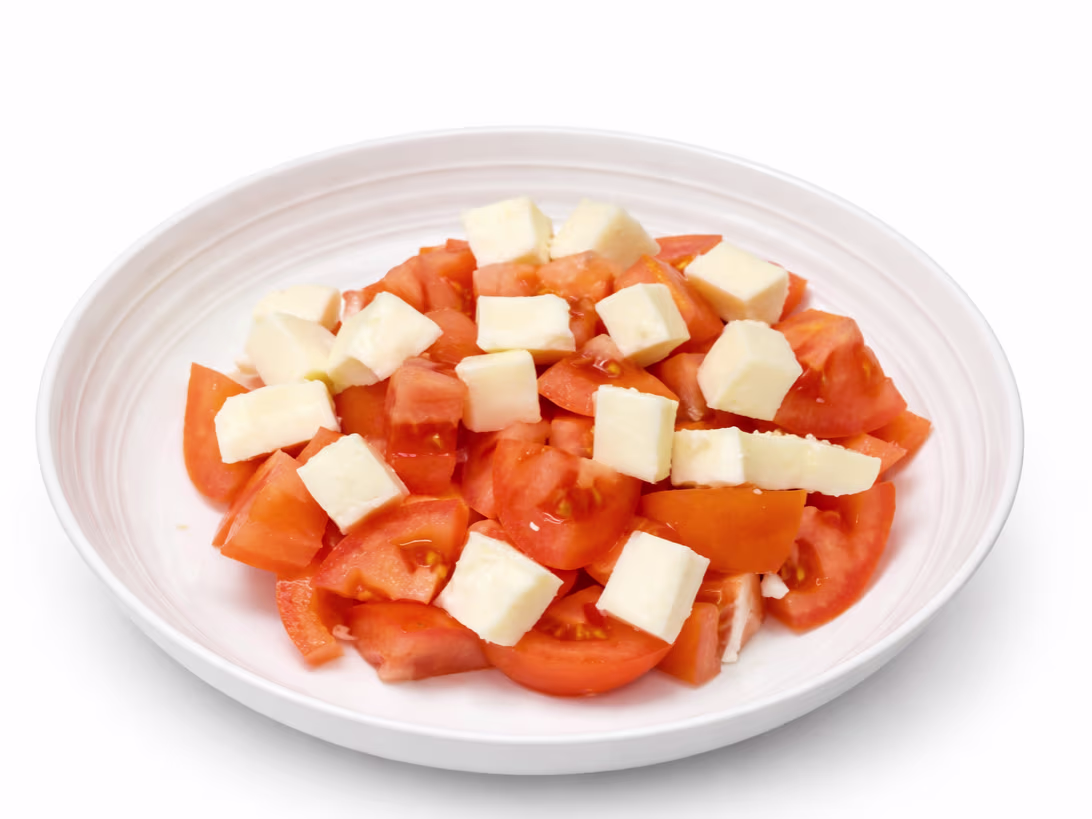 Mozzarella mit Tomaten