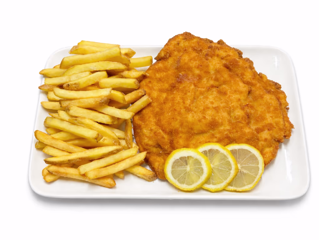 Cordon Bleu mit Zwiebeln und Senf