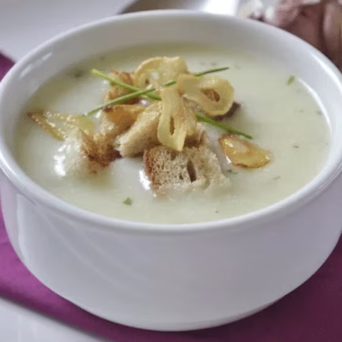 Knoblauchcremesuppe