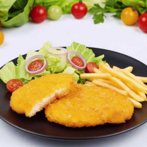Hühnerschnitzel Cornflakes Panade
