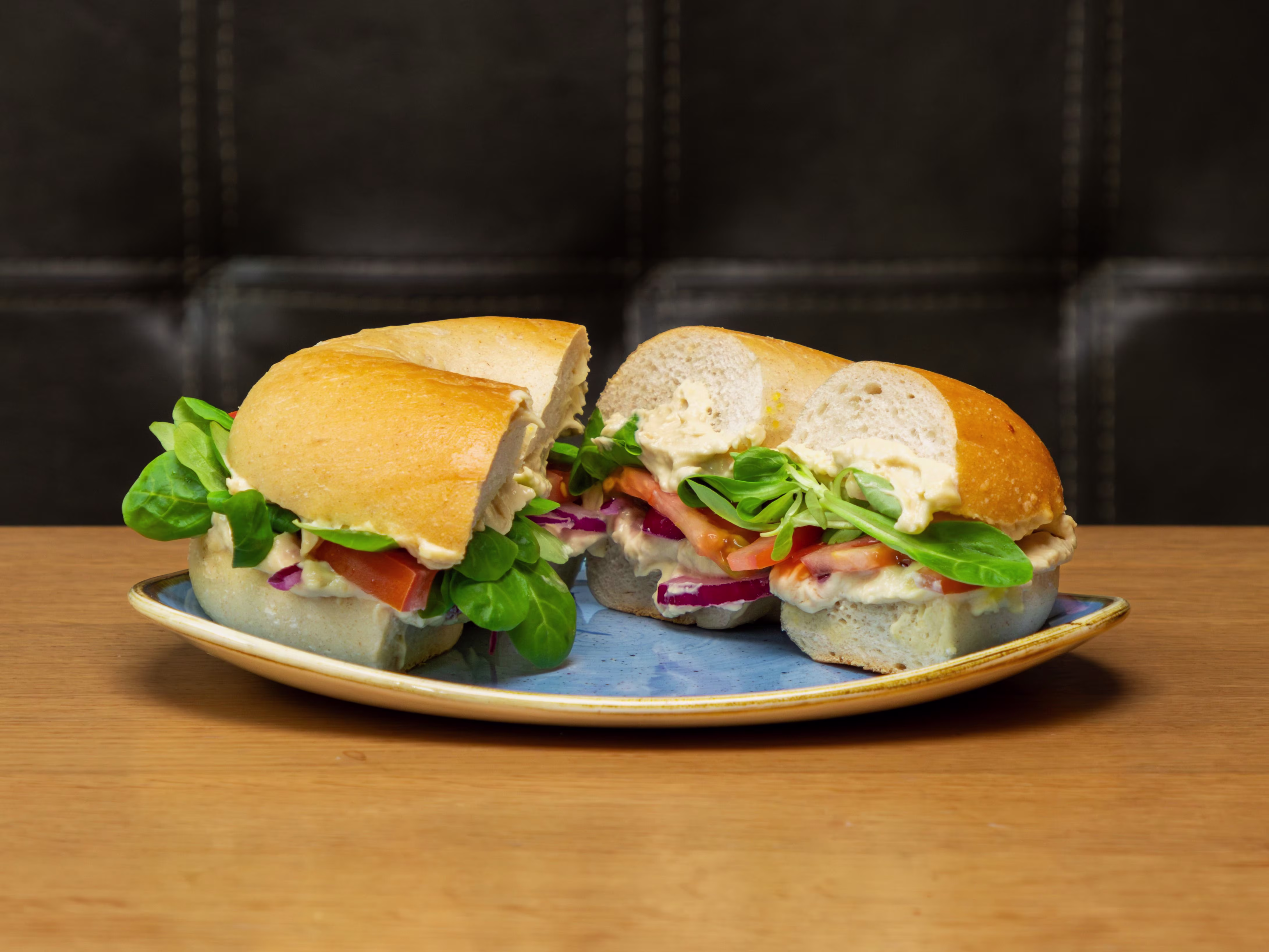 Hummus Bagel