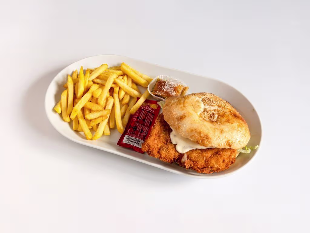 Chickenburger menü