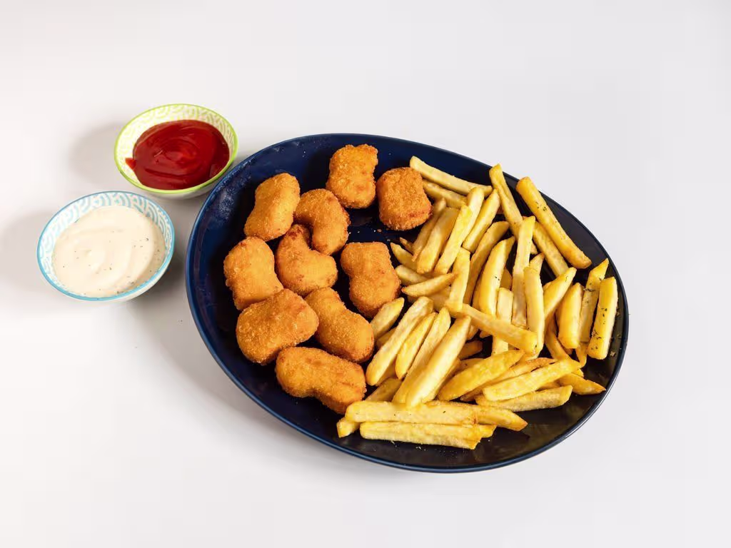 Nuggets mit pommes
