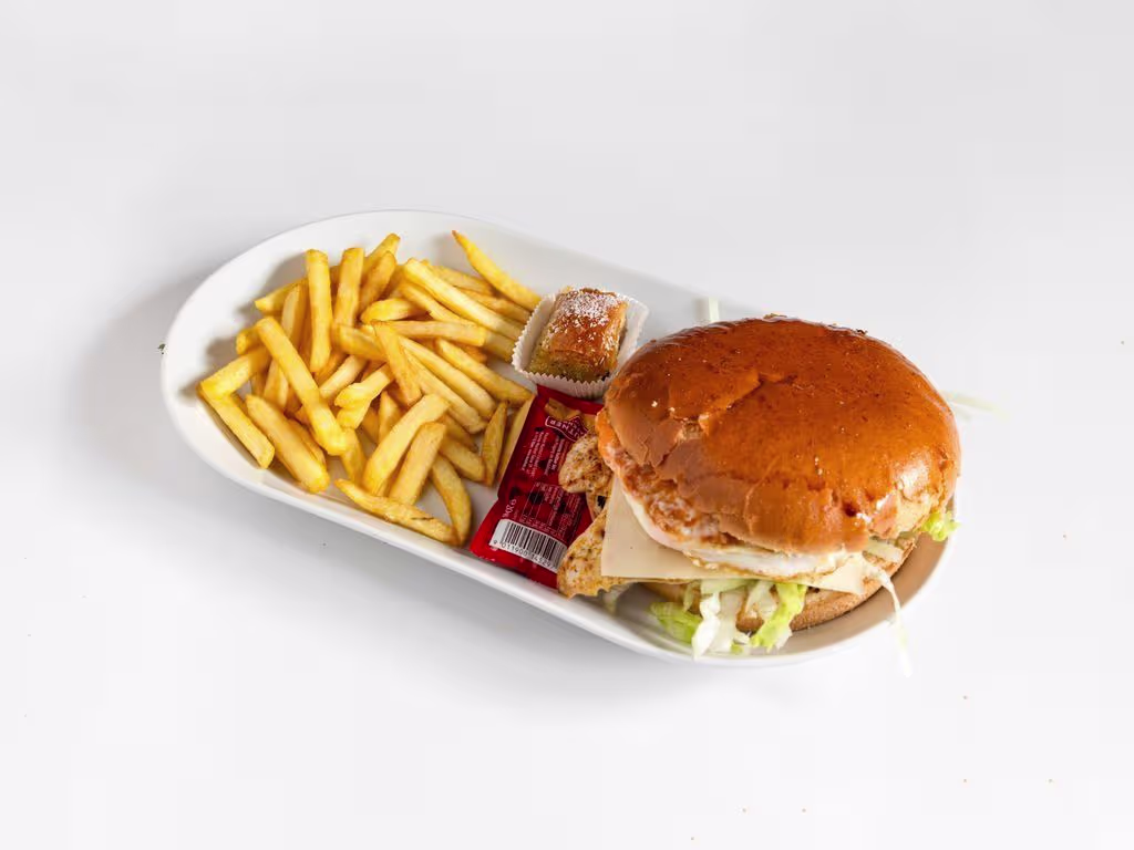Mega burger menü