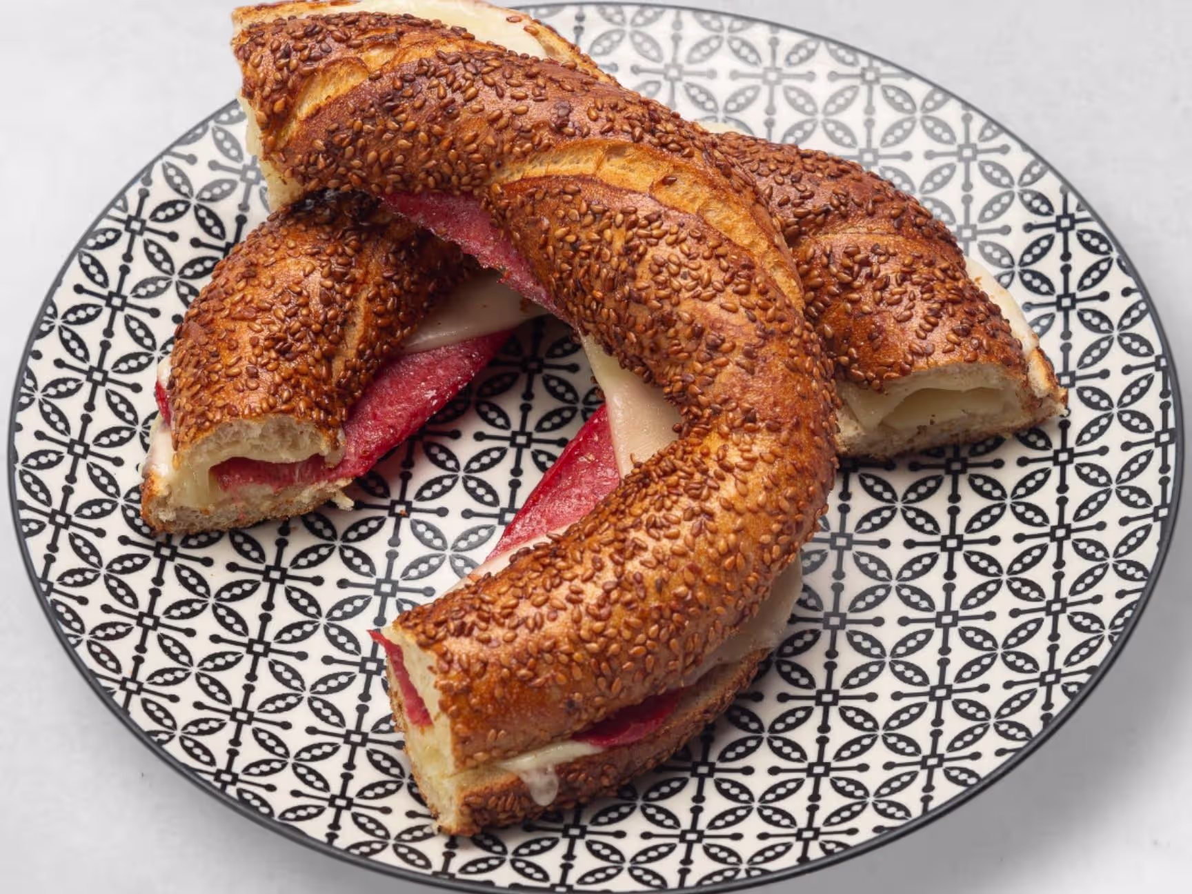 Simit Sucuk Käse Toast