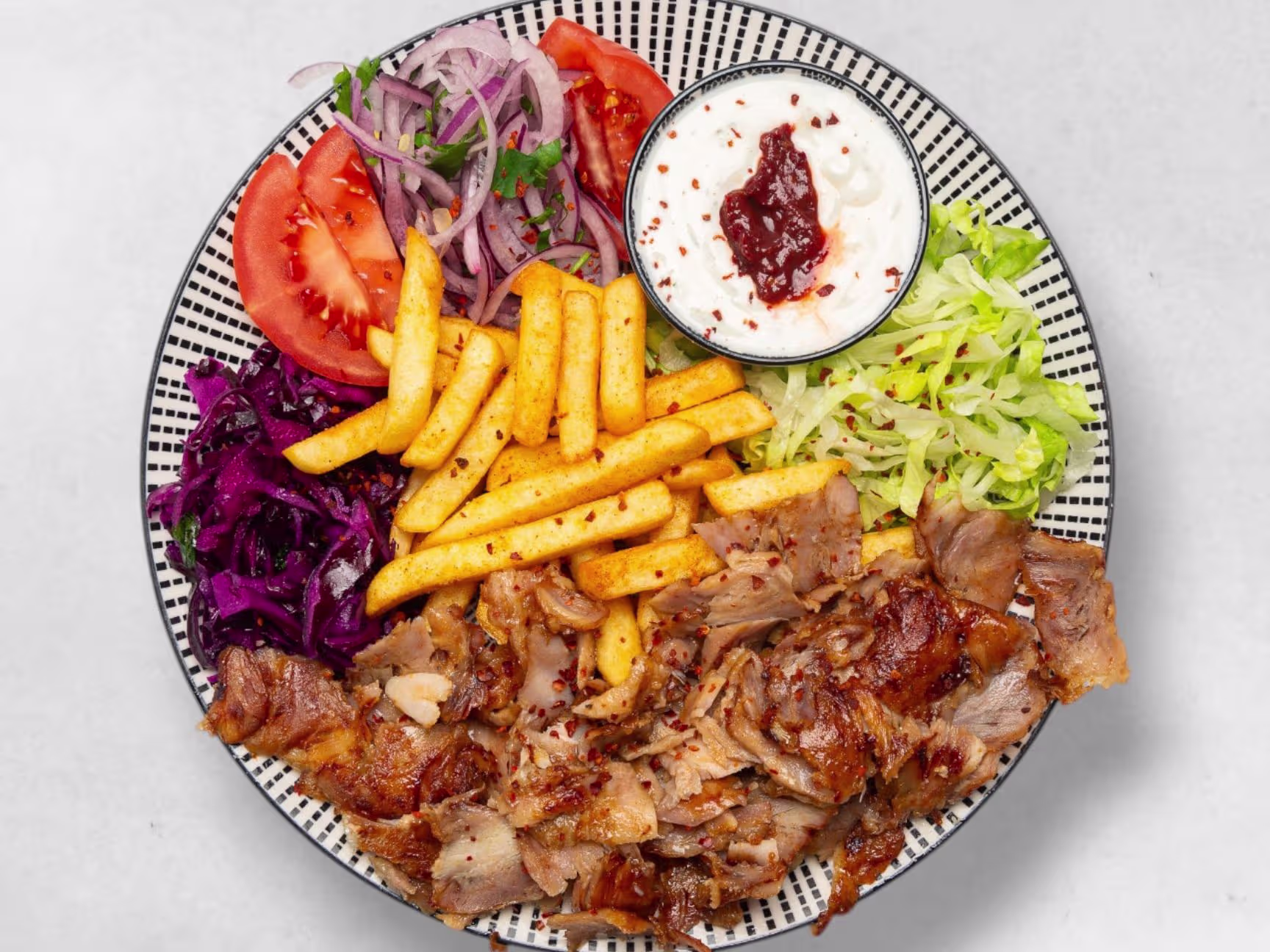 Döner Teller Pommes