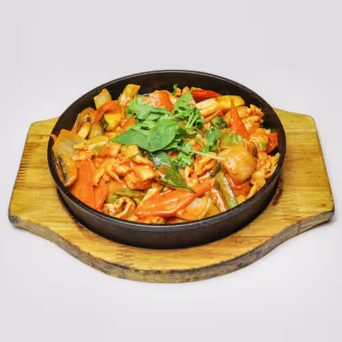 Thai Red Curry Chicken (scharf)