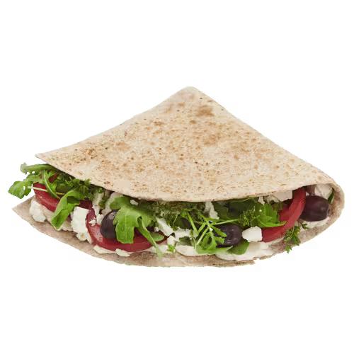 Oliven Schafskäse Flatbread (vegetarisch)