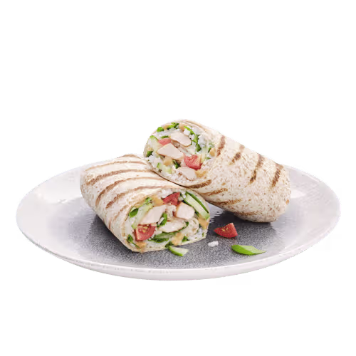 Hot Chicken Teriyaki Wrap