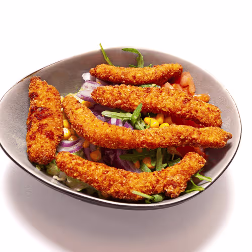 Backhendl Salat