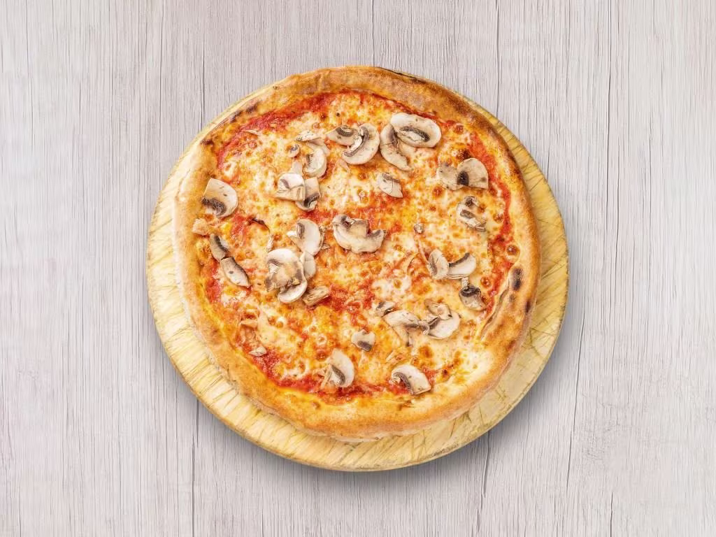 Pizza Funghi + 0,33 l Getränk