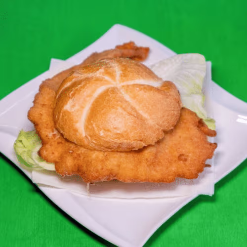 Oliver's Schnitzelsemmel (scharf)