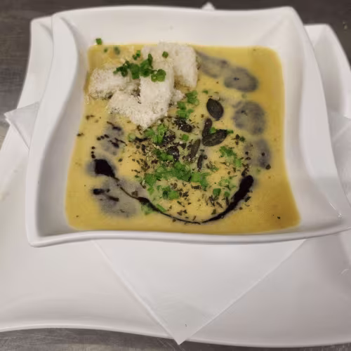 Kùrbiscremesuppe