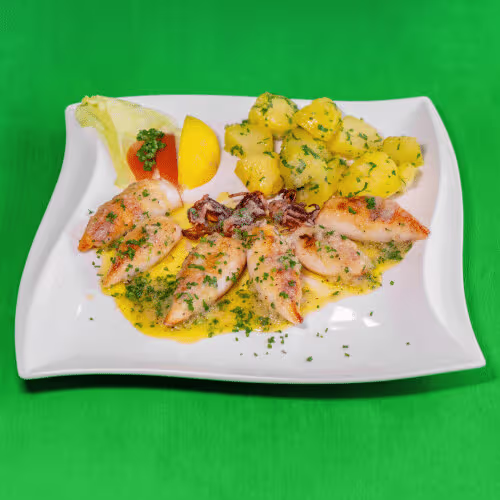 Gegrillte Calamari
