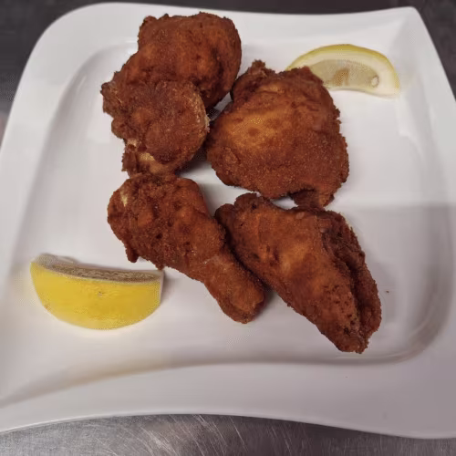 1/2 Backhuhn mit Kartoffelsalat