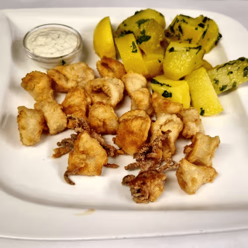 Gebackene Calamari