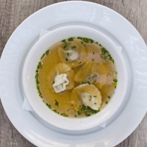 Schlickkrapferlsuppe