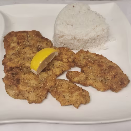 Hùhnerschnitzel mit Kùrbiskernpanier