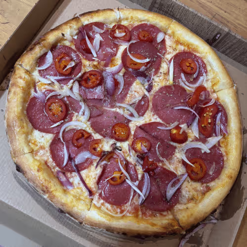 Pizza Diavolo (scharf)