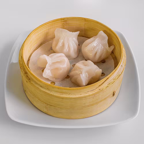 Gedämpfte Garnelen Dim Sum (4 Stück)