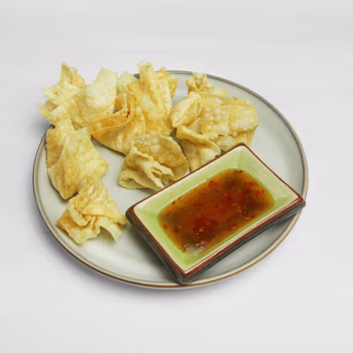 Gebackene Wantan (6 Stück)