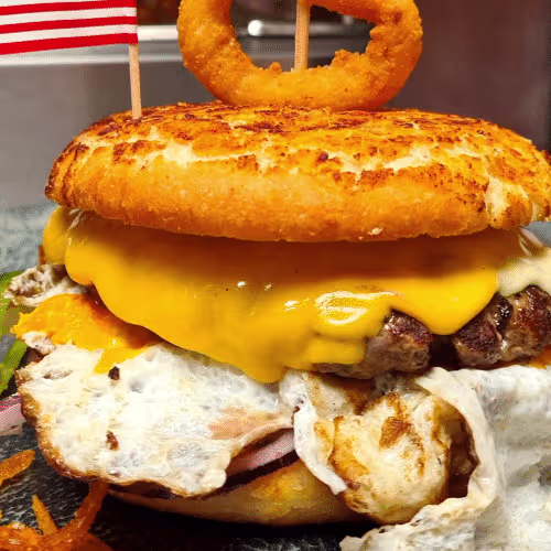 Bacon-Egg Burger