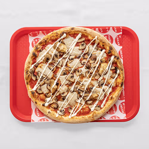 Pizza Magic Mushrooms (vegan)